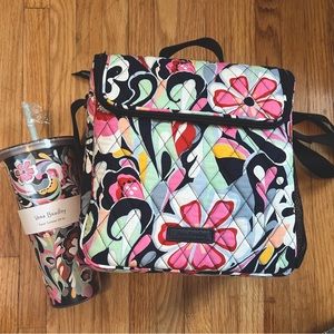 VERA BRADLEY - Mod Paisley- New with tags - Lunch crossbody and Tumbler